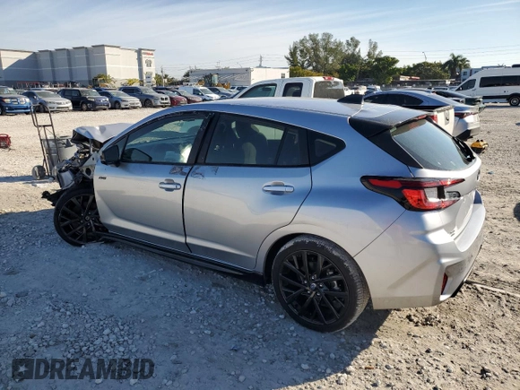 2024 Subaru Impreza RS with VIN JF1GUHJC3R8239279, listed as a Copart auction lot 43195475 with 29,898 mi miles and Salvage Title. Bid and sale history available at carsss.com. Image 2.