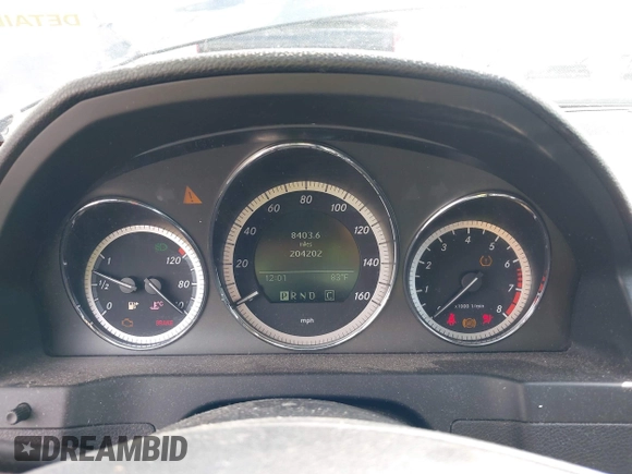 2010 Mercedes-Benz C 300 Sport with VIN WDDGF5EB8AR091199, listed as a IAAI auction lot 42382654 with 204,202 mi miles and . Bid and sale history available at DreamBid. Image 7.