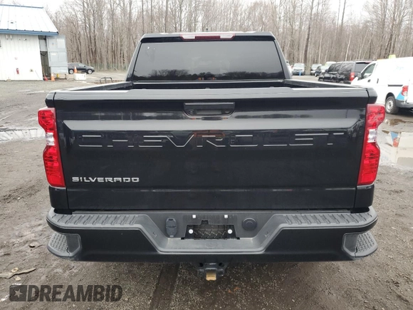 2024 Chevrolet Silverado 1500 with VIN 3GCPDAEK8RG134170, listed as a Copart auction lot 49703665 with 10,643 mi miles and Salvage Title. Bid and sale history available at DreamBid. Image 6.