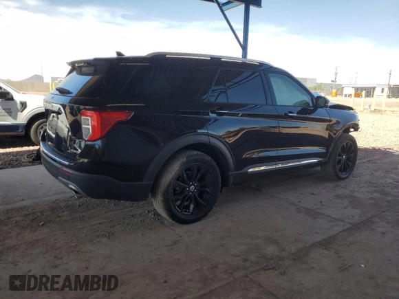 2021 Ford Explorer Limited with VIN 1FMSK8FH9MGB05529, listed as a Copart auction lot 51064645 with 52,626 mi miles and Salvage Title. Bid and sale history available at carsss.com. Image 3.