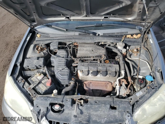 2005 Honda Civic Sdn LX with VIN 2HGES15595H568200, listed as a Copart auction lot 47930825 with 164,996 mi miles and Salvage Title. Bid and sale history available at carsss.com. Image 13.