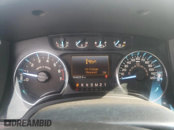 2011 Ford F-150 XL with VIN 1FTFW1EF9BFD26410, listed as a Copart auction lot 62539545 with 154,925 mi miles and Salvage title. Bid and sale history available at DreamBid. Image 9.