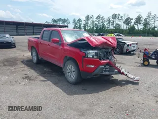 2022 Nissan Frontier SV with VIN 1N6ED1EJ4NN655111, listed as a IAAI auction lot 42558539 with 18,003 mi miles and . Bid and sale history available at DreamBid. Image 1.