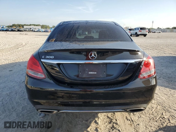 2017 Mercedes-Benz C C 300 with VIN WDDWF4JB6HR241526, listed as a Copart auction lot 53878065 with 86,857 mi miles and Salvage Title. Bid and sale history available at carsss.com. Image 6.
