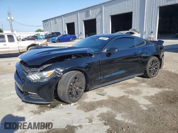 2015 Ford Mustang V6 with VIN 1FA6P8AM4F5347922, listed as a Copart auction lot 57309245 with 163,871 mi miles and Salvage title. Bid and sale history available at DreamBid. Image 1.