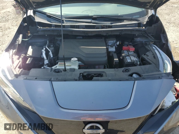2023 Nissan LEAF SV Plus with VIN 1N4CZ1CV5PC553130, listed as a Copart auction lot 56167875 with 21,344 mi miles and Salvage title. Bid and sale history available at DreamBid. Image 11.