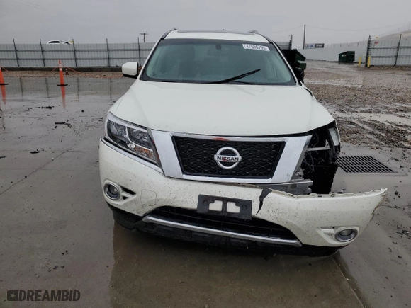 2016 Nissan Pathfinder Platinum with VIN 5N1AR2MM8GC650783, listed as a Copart auction lot 47889795 with 84,366 mi miles and Salvage Title. Bid and sale history available at carsss.com. Image 5.