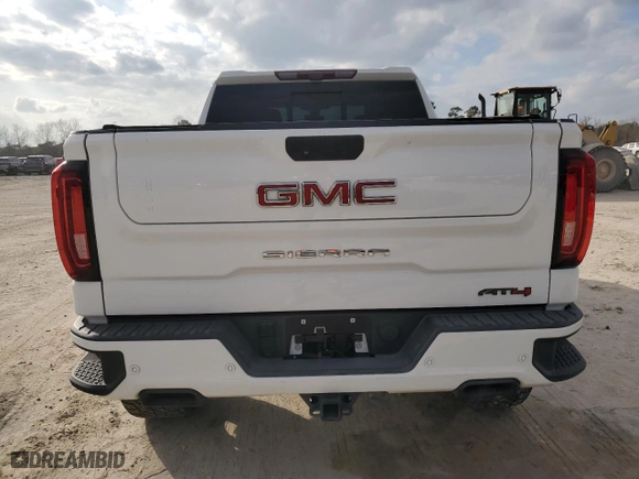 2022 GMC Sierra 1500 Limited AT4 with VIN 1GTP9EEL4NZ163676, listed as a Copart auction lot 44471625 with 55,695 mi miles and Salvage Title. Bid and sale history available at carsss.com. Image 6.