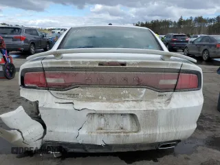 2014 Dodge Charger SXT Plus with VIN 2C3CDXJG0EH296411, listed as a Copart auction lot 46529755 with 136,078 mi miles and Salvage Title. Bid and sale history available at carsss.com. Image 6.