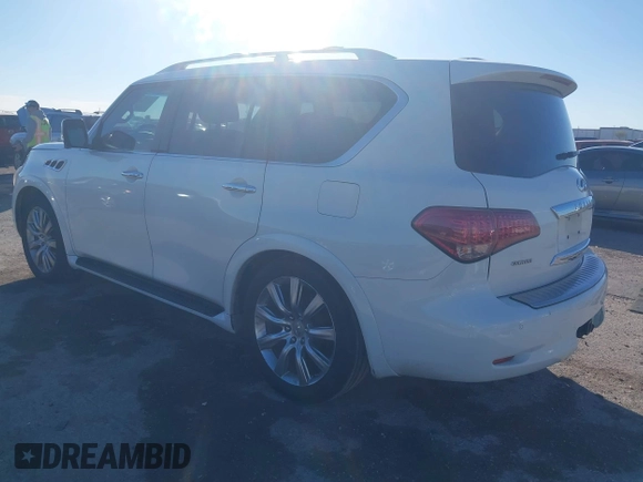 2013 Infiniti QX56 with VIN JN8AZ2NF7D9531219, listed as a IAAI auction lot 41000302 with 238,443 mi miles and . Bid and sale history available at DreamBid. Image 3.