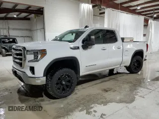 2019 GMC Sierra 1500 SLE z VIN 1GTR9BED8KZ205908, wystawiony jako Copart lot #77113444 z przebiegiem 119 794 mil mil oraz Szkoda całkowita • Salvage title. Historia ofert i sprzedaży dostępna na DreamBid. Obrazek 1.