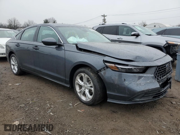 2024 Honda Accord LX z VIN 1HGCY1F20RA020116, wystawiony jako Copart lot #43145765 z przebiegiem Nie podano mil oraz Szkoda całkowita • Salvage title. Historia ofert i sprzedaży dostępna na DreamBid. Obrazek 4.
