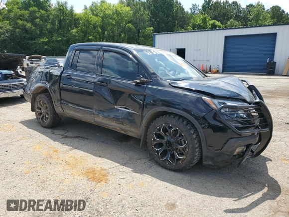 2019 Honda Ridgeline Sport with VIN 5FPYK3F15KB039774, listed as a Copart auction lot 59367535 with 44,911 mi miles and Salvage title. Bid and sale history available at DreamBid. Image 4.