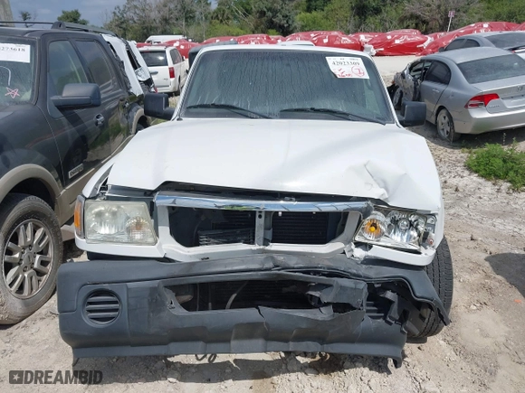 2008 Ford Ranger XL with VIN 1FTYR10U58PA19387, listed as a IAAI auction lot 42023309 with 62,600 mi miles. Bid and sale history available at carsss.com. Image 6.