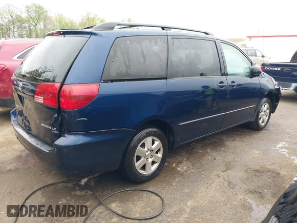 2005 Toyota Sienna CE with VIN 5TDZA23C05S362159, listed as a IAAI auction lot 42057129 with 254,100 mi miles and . Bid and sale history available at DreamBid. Image 4.