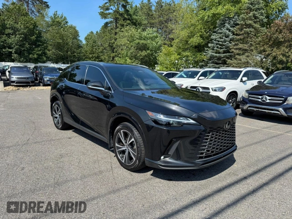 2023 Lexus RX 350h with VIN 2T2BBMCA7PC002273, listed as a Copart auction lot 66578935 with 105,321 mi miles and Clean title. Bid and sale history available at DreamBid. Image 2.