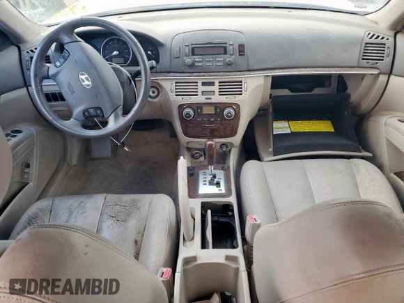 2006 Hyundai Sonata GLS with VIN 5NPEU46F26H090552, listed as a Copart auction lot 47216175 with 142,244 mi miles and Clean Title. Bid and sale history available at DreamBid. Image 8.