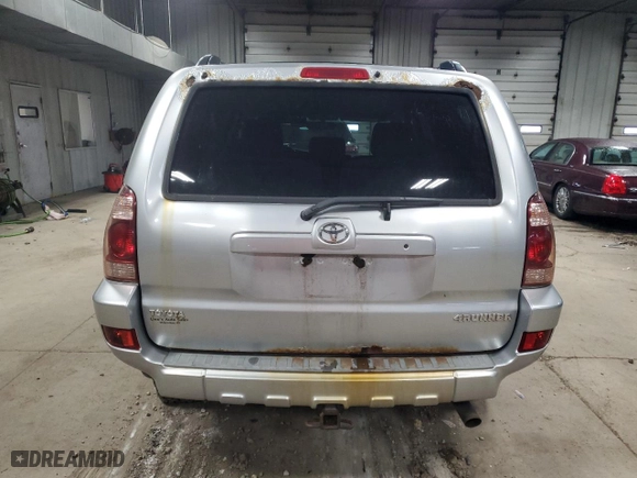 2005 Toyota 4Runner SR5 with VIN JTEBU14R150057225, listed as a Copart auction lot 48126965 with 184,644 mi miles and Non Repairable. Bid and sale history available at carsss.com. Image 6.