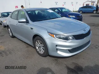 2017 Kia Optima LX with VIN 5XXGT4L39HG148760, listed as a IAAI auction lot 41889329 with 140,834 mi miles. Bid and sale history available at carsss.com. Image 1.