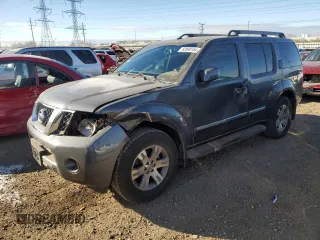 2012 Nissan Pathfinder Silver Edition z VIN 5N1AR1NB7CC613029, wystawiony jako Copart lot #82869154 z przebiegiem 98 129 mil mil oraz Szkoda całkowita • Salvage title. Historia ofert i sprzedaży dostępna na DreamBid. Obrazek 1.