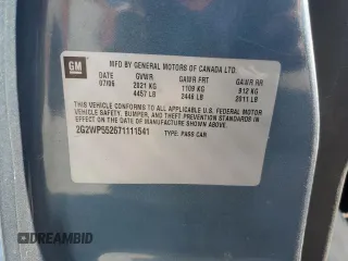 2007 Pontiac Grand Prix with VIN 2G2WP552671111541, listed as a Copart auction lot 48429185 with Not provided miles and Salvage title. Bid and sale history available at DreamBid. Image 15.