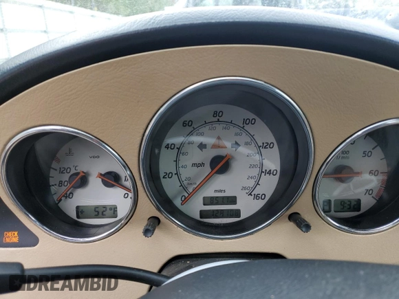 2002 Mercedes-Benz SLK 320 z VIN WDBKK65F22F249238, wystawiony jako Copart lot #84938474 z przebiegiem 128 108 mil mil oraz Szkoda całkowita • Salvage title. Historia ofert i sprzedaży dostępna na DreamBid. Obrazek 9.