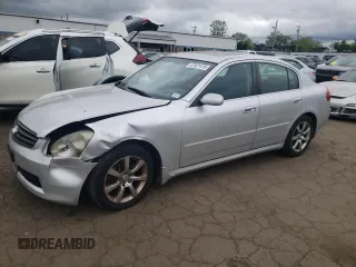 2006 Infiniti G35 z VIN JNKCV51F26M616815, wystawiony jako Copart lot #57521415 z przebiegiem 115 490 mil mil oraz Szkody całkowita. Historia ofert i sprzedaży dostępna na DreamBid. Obrazek 1.