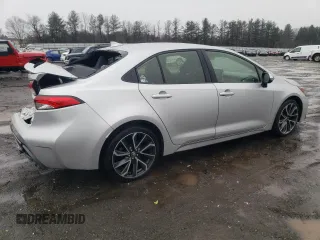 2020 Toyota Corolla SE with VIN JTDS4RCE4LJ021618, listed as a Copart auction lot 47934875 with 88,950 mi miles and Salvage Title. Bid and sale history available at DreamBid. Image 3.