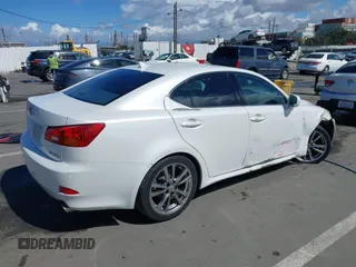 2008 Lexus IS 250 with VIN JTHBK262682064632, listed as a IAAI auction lot 41791958 with 83,184 mi miles. Bid and sale history available at carsss.com. Image 4.