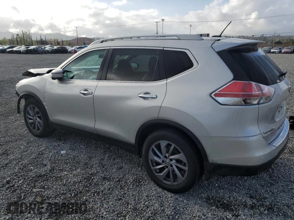 2016 Nissan Rogue SL with VIN 5N1AT2MT0GC744715, listed as a Copart auction lot 51742325 with 52,052 mi miles and Salvage Title. Bid and sale history available at carsss.com. Image 2.