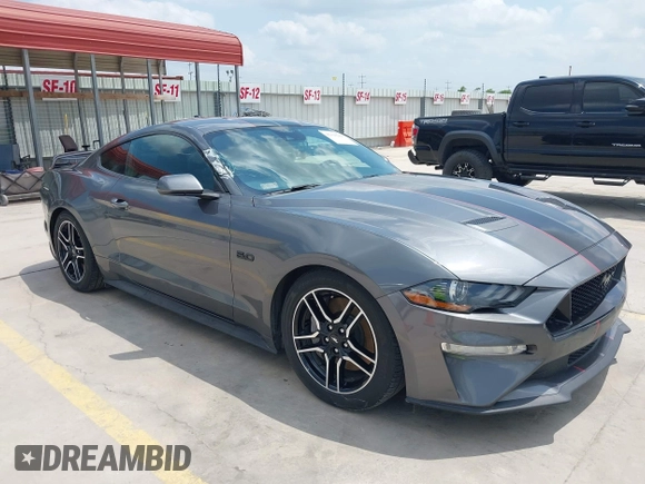 2021 Ford Mustang GT with VIN 1FA6P8CF5M5126714, listed as a IAAI auction lot 42320269 with 37,435 mi miles and . Bid and sale history available at DreamBid. Image 1.