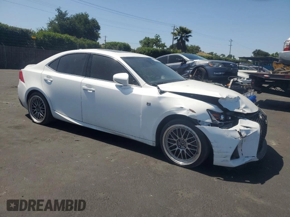 2018 Lexus IS 300 with VIN JTHBA1D27J5072923, listed as a Copart auction lot 56058285 with 126,297 mi miles and Salvage title. Bid and sale history available at DreamBid. Image 4.