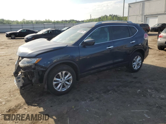 2016 Nissan Rogue SV with VIN 5N1AT2MV5GC910986, listed as a Copart auction lot 54990715 with 101,726 mi miles and Salvage Title. Bid and sale history available at DreamBid. Image 1.