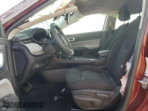 2022 Jeep Compass Sport with VIN 3C4NJDAB7NT221115, listed as a Copart auction lot 76898554 with 16,776 mi miles and Salvage title. Bid and sale history available at DreamBid. Image 7.