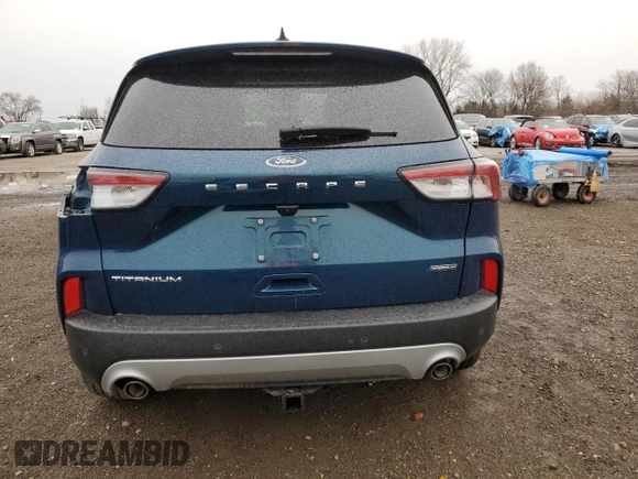 2020 Ford Escape Titanium Hybrid z VIN 1FMCU9DZXLUB95757, wystawiony jako Copart lot #47472845 z przebiegiem 39 622 mil mil oraz Szkoda całkowita • Salvage title. Historia ofert i sprzedaży dostępna na DreamBid. Obrazek 6.