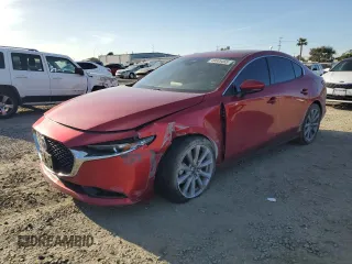 2019 Mazda 3 Select with VIN JM1BPBAM3K1119448, listed as a Copart auction lot 49605465 with 75,211 mi miles and Salvage title. Bid and sale history available at DreamBid. Image 1.