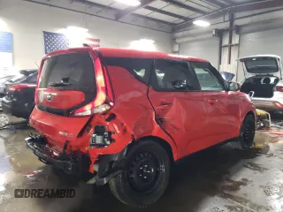 2021 Kia Soul S with VIN KNDJ23AU0M7148955, listed as a Copart auction lot 48199245 with 57,076 mi miles and Salvage Title. Bid and sale history available at carsss.com. Image 3.