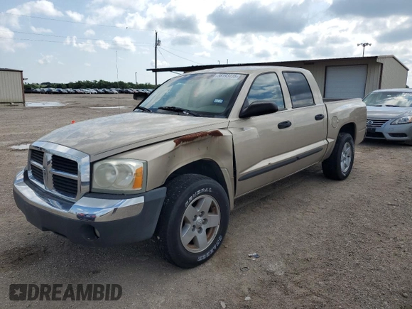2005 Dodge Dakota SLT with VIN 1D7HE48N65S215055, listed as a Copart auction lot 56193435 with 140,705 mi miles and Clean Title. Bid and sale history available at DreamBid. Image 1.
