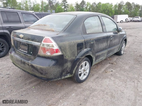 2010 Chevrolet Aveo LT w/1LT with VIN KL1TD5DE3AB103494, listed as a IAAI auction lot 42088887 with 109,641 mi miles. Bid and sale history available at carsss.com. Image 4.