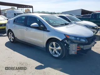 2013 Chevrolet Volt with VIN 1G1RF6E49DU101856, listed as a IAAI auction lot 41885283 with 104,415 mi miles and . Bid and sale history available at carsss.com. Image 1.