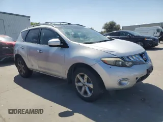 2009 Nissan Murano SL with VIN JN8AZ18U99W106856, listed as a Copart auction lot 51744835 with 259,999 mi miles and Clean Title. Bid and sale history available at carsss.com. Image 4.