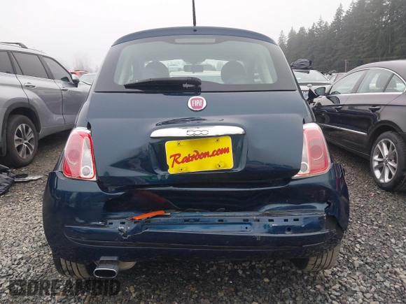 2013 FIAT 500 Pop with VIN 3C3CFFAR8DT574709, listed as a IAAI auction lot 41346479 with 86,958 mi miles. Bid and sale history available at carsss.com. Image 6.