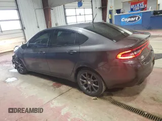 2016 Dodge Dart SXT with VIN 1C3CDFBB5GD530006, listed as a Copart auction lot 53531525 with 145,895 mi miles and Salvage Title. Bid and sale history available at carsss.com. Image 2.