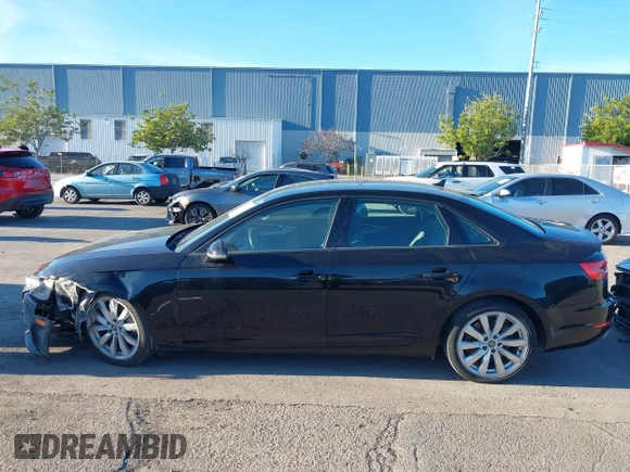 2017 Audi A4 Premium with VIN WAUGNAF43HN003244, listed as a IAAI auction lot 41278459 with 47,036 mi miles. Bid and sale history available at carsss.com. Image 14.