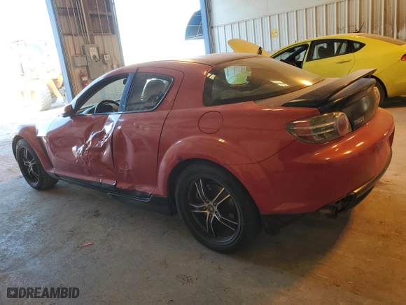 2004 Mazda RX-8 with VIN JM1FE17N440140786, listed as a Copart auction lot 85521824 with 173,920 mi miles and Salvage Title. Bid and sale history available at carsss.com. Image 2.