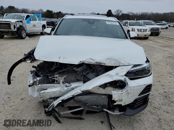 2023 BMW X2 sDrive28i with VIN WBXYH9C07P5V63719, listed as a Copart auction lot 87309194 with 43,124 mi miles and Salvage Title. Bid and sale history available at carsss.com. Image 5.