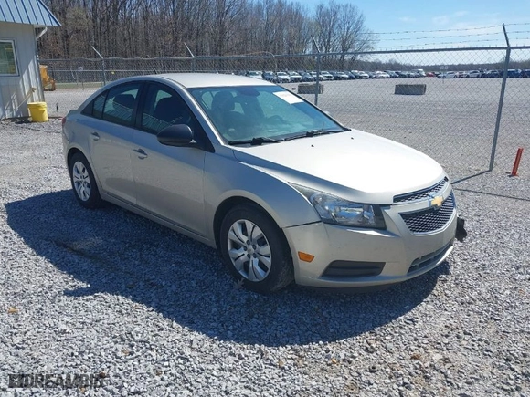 2014 Chevrolet Cruze LS with VIN 1G1PA5SH8E7250802, listed as a IAAI auction lot 41826291 with 102,430 mi miles. Bid and sale history available at carsss.com. Image 1.