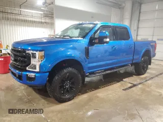2020 Ford Super Duty F-250 SRW XL with VIN 1FT7W2BN2LED90432, listed as a Copart auction lot 43789395 with 53,191 mi miles and Salvage Title. Bid and sale history available at carsss.com. Image 1.