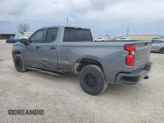 2020 Chevrolet Silverado 1500 Custom with VIN 1GCRWBEH3LZ332479, listed as a Copart auction lot 88809145 with 54,834 mi miles and Salvage Title. Bid and sale history available at carsss.com. Image 2.