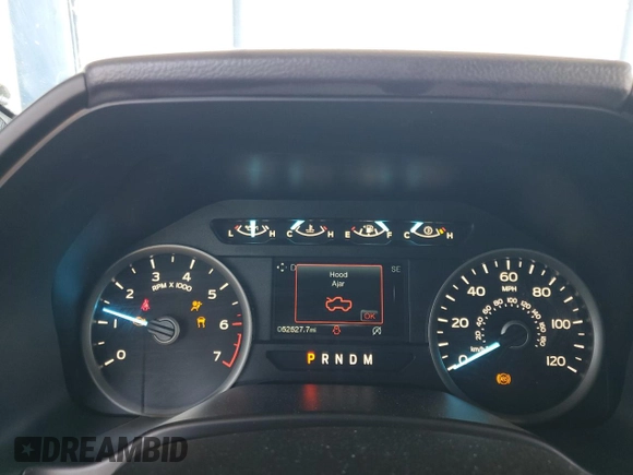 2020 Ford F-150 XL with VIN 1FTEW1EP0LKE96622, listed as a Copart auction lot 61238555 with 52,527 mi miles and Salvage title. Bid and sale history available at DreamBid. Image 9.
